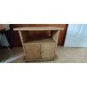 2-Door Movable TV Rack